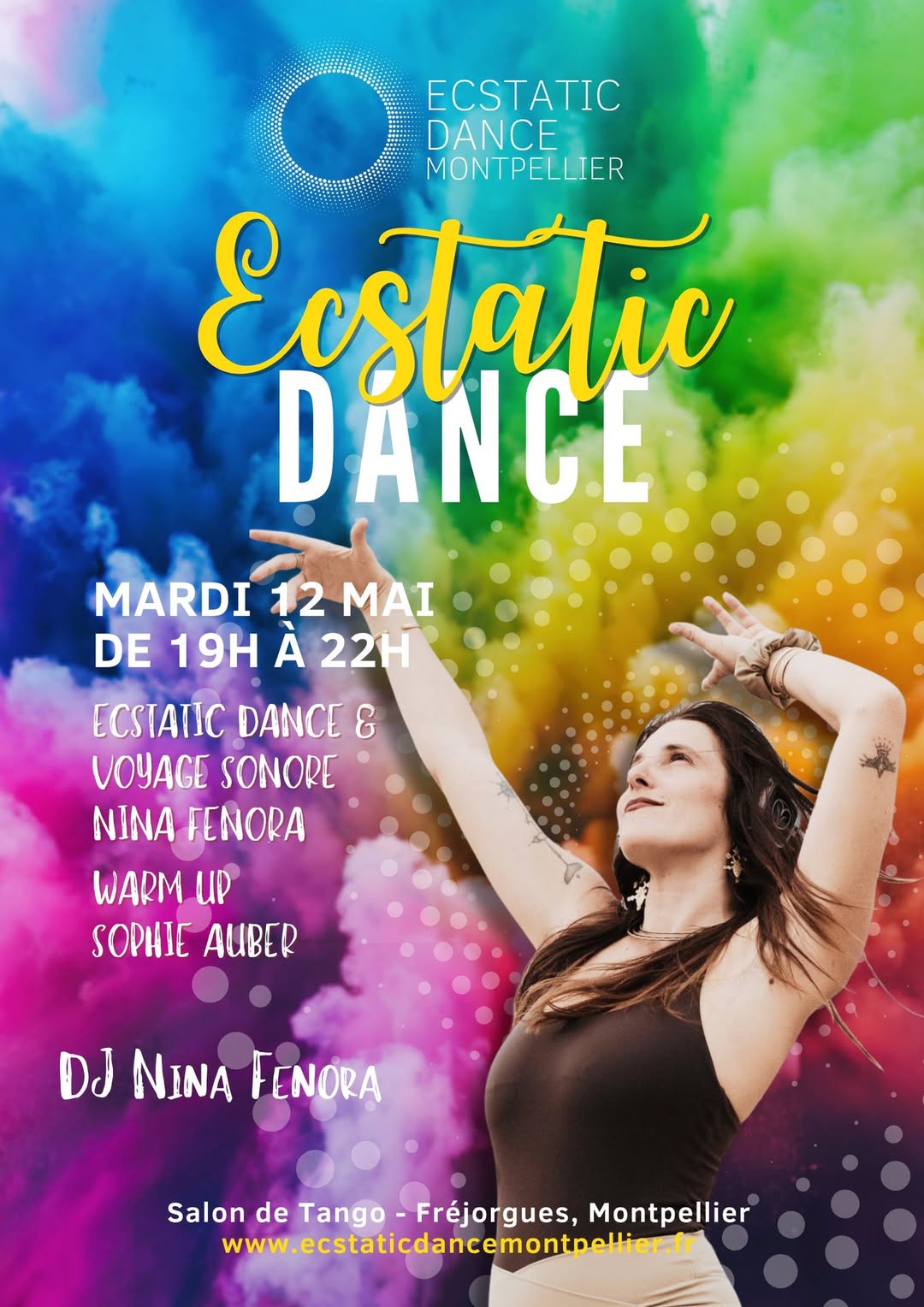 Ecstatic Dance Montpellier — Voyage sonore Nina Fenöra
