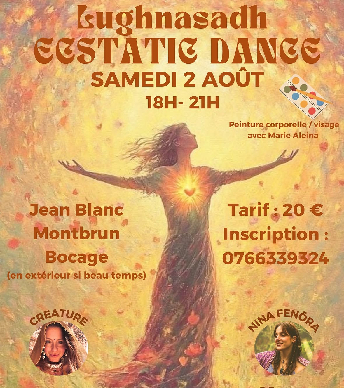 Lughnasadh Ecstatic Dance — Jean Blanc, Montbrun Bocage